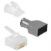 Conector RJ45 Cat6 AMP Commscope - com 10 pçs