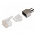 Conector RJ45 Cat6 AMP Commscope - com 10 pçs