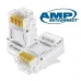 Conector RJ45 Cat.5e AMP Commscope 50 Peças