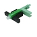 CONECTOR ÓPTICO DE CAMPO SC/APC SM 3MM VERDE C/10 PÇ
