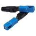CONECTOR ÓPTICO DE CAMPO SC/UPC AZUL - 10 PC